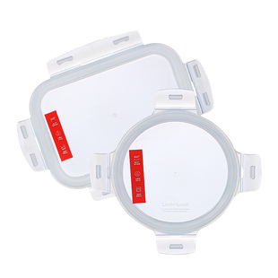 乐扣乐扣玻璃保鲜盒盖子配件原装盖子圆形长方形密封盖LLG831/861