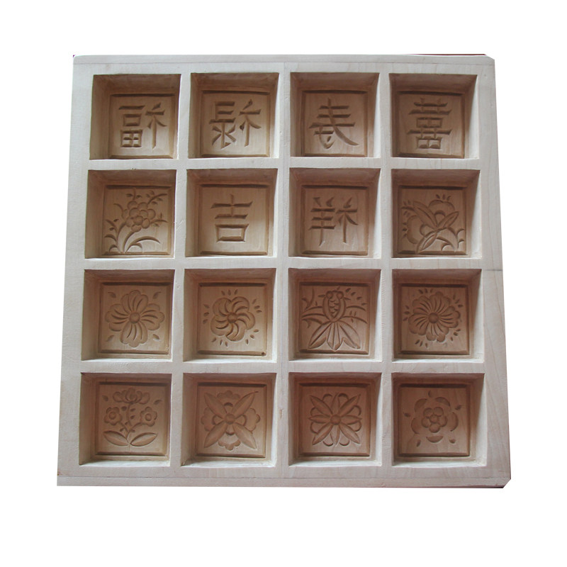 包师傅纯手工雕刻私人月饼模具
