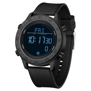 三达多功能手表指南针卡路里计步防水腕表男士测公里数学生倒计时