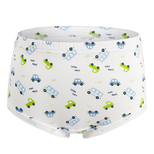 【2条装】ab内衣男童宝宝内裤纯棉印花小童小孩三角面包短裤F611