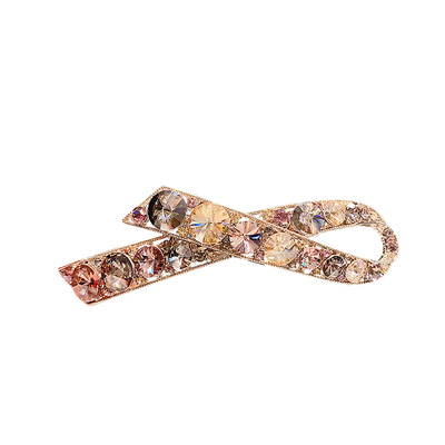 颜透边夹合金/镀银/镀金日韩