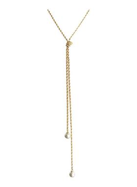 LHWindsor珍珠毛衣链女镀金