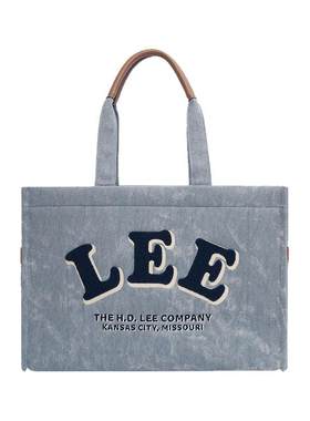 Lee大容量托特包通勤14寸电脑包