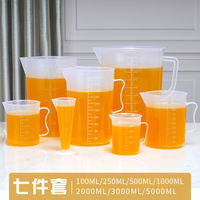 Thickened food-grade PP plastic measuring cup with scale, large-capacity cup, medical measuring cylinder 100-5000ml, milk tea shop thumbnail 8