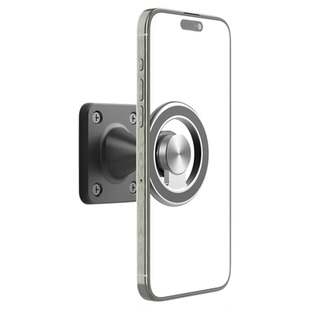 LRBH墙上手机置物架墙壁打孔自攻螺丝固定支架360度旋转万向调节悬臂多功能手机架主播直播壁挂支撑架