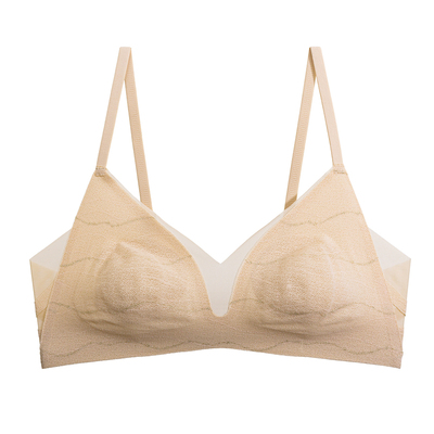 提未苏超薄蕾丝金线无痕透气内衣