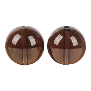 7A天然茶水晶散珠手串男女士DIY手工手链茶色男女士项链五行多宝