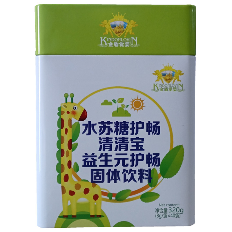 进店咨询金盾爱婴水苏糖护畅清清宝益生菌益生元山楂三种口味40袋