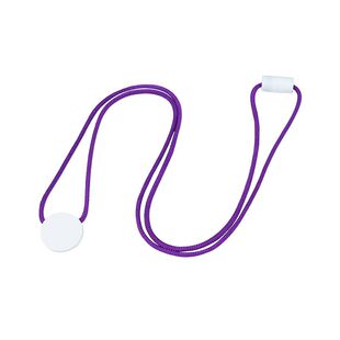 PVC卡3mm圆绳卡夹扣带安全扣挂绳工牌绳出席证员工证嘉宾证证件带