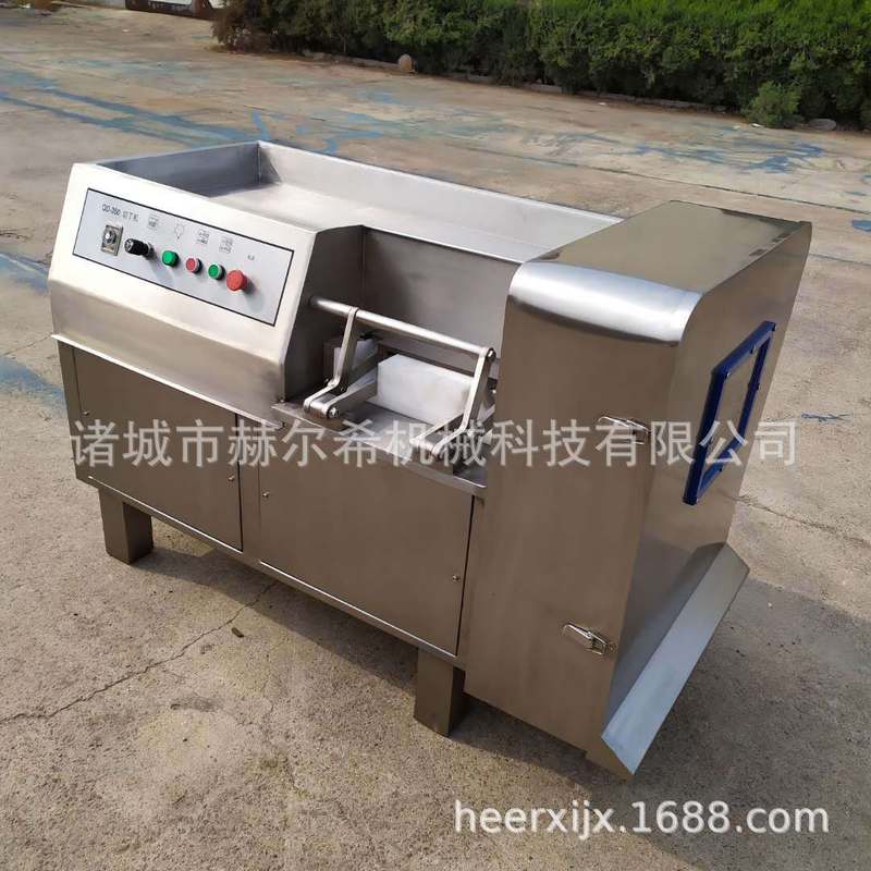 生产 不锈钢冻肉切丁机 350小型冻肉鲜肉 切肉丁机 尺寸定制