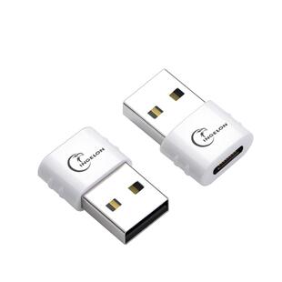 typc转usb头白色象牙白充电宝转换器电脑typec耳机usbc适用于苹果14iphone快充pd线转接头转接插头13pro接口