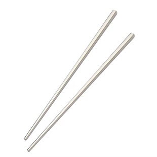 筷子304不锈钢家用高档防滑防霉防烫一人一筷高端轻奢中式方筷子