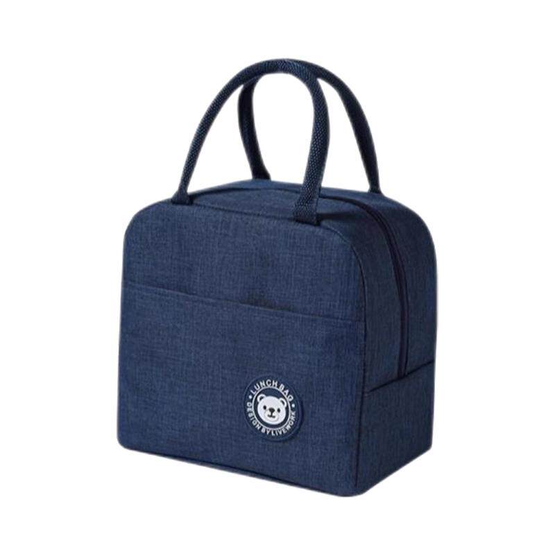 保温饭盒袋手拎装便当餐包上班带饭的手提袋子铝箔加厚小学生饭袋