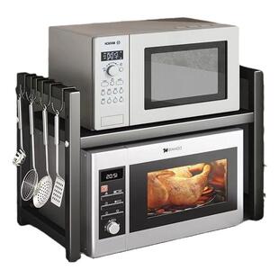 厨房微波炉架子置物架多功能支架多层家用烤箱台面电饭煲收纳架子