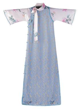千山雪丨一城风絮丨真丝民国旗袍