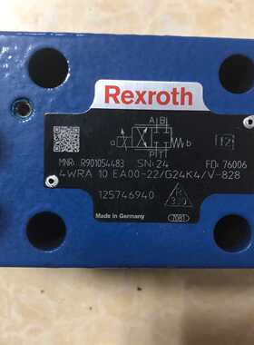 议价Rexroth力士乐4WRA10EA00-2X/G24K4/V-828 MNR：R901054483比