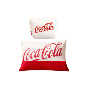 三方半|可口可乐汽车头枕腰靠车内靠枕护颈座椅枕头开车护腰靠垫