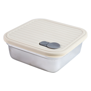 三明治便当盒食品级面包收纳盒便携式吐司贝果盒上班族饭盒早餐盒