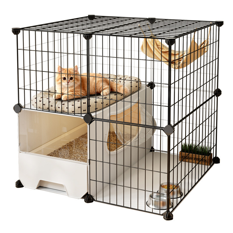 小猫笼子家用带厕所一体猫舍不占地空笼家用猫砂盆和猫窝一体猫柜