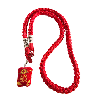 喜庆红包發手机挂件新年款结实耐用长款编织挂绳手机链户外防丢通用ccd相机便携侧肩背带挂脖绳百搭女款挂链