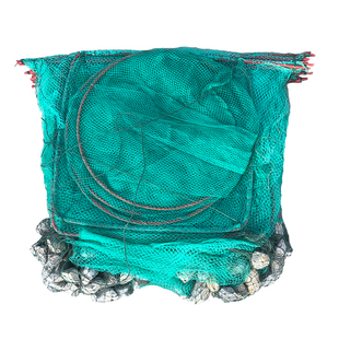 捕捉鱼神器鱼笼虾笼捕鱼网黄鳝螃蟹地网龙虾笼有结T型带翅河虾笼