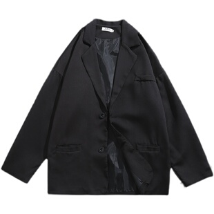 小西装外套男士早春秋季dk制服ins痞帅韩版潮流上衣休闲西服套装