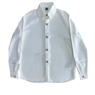 时着TimeChic春夏男士免烫抗皱温莎领白衬衫薄款长袖衬衣成衣定制