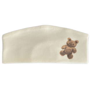 月子发带产后春夏秋孕妇纯棉不勒头大头围护额防风调节魔术贴头巾