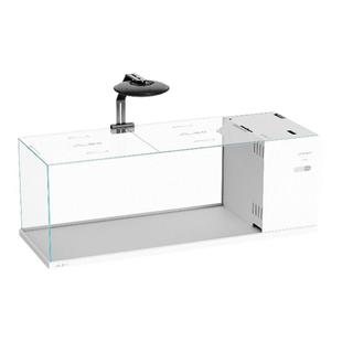 莱易欧吉罗缸超白玻璃一体式鱼缸客厅生态桌面侧过滤南美缸溪流缸