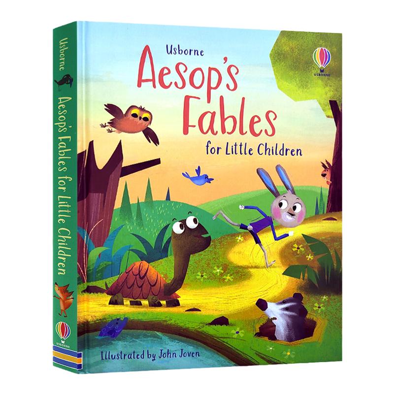 Usborne出品伊索寓言英文原版 Aesop’s Fables for Little Children儿童绘本进口英语书籍性格习惯培养家庭亲子教育