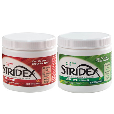 stridex水杨酸棉片去闭口粉刺