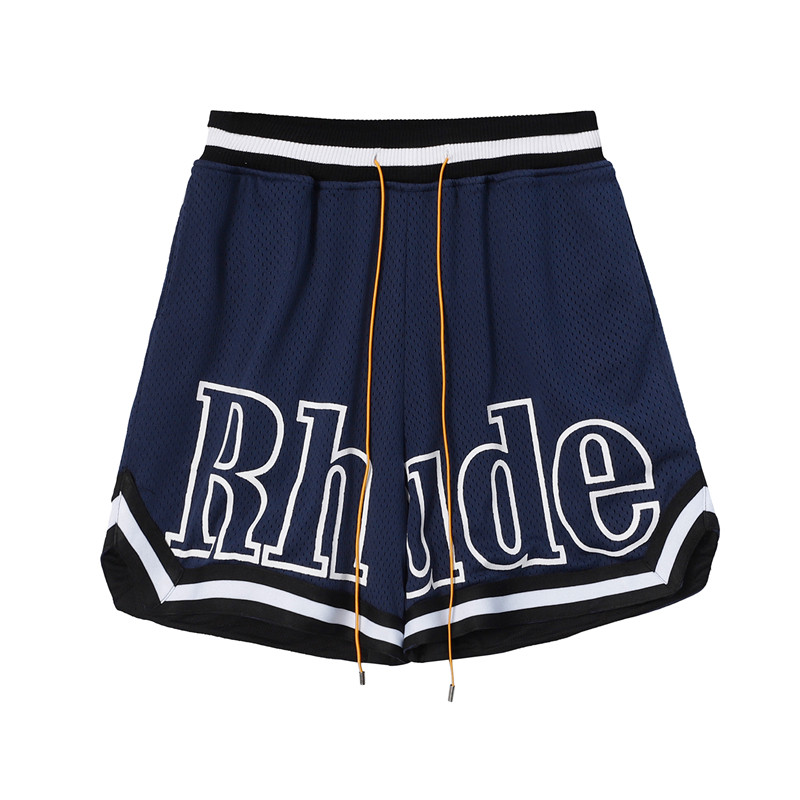 RHUDE美式休闲运动网眼篮球短裤