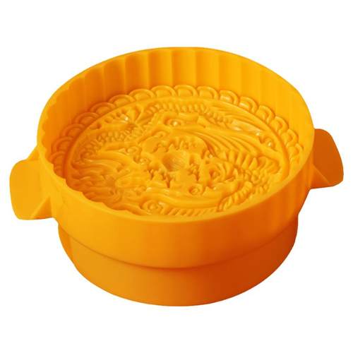 500g芋泥麻薯黄金大饼大月饼模具手压式广式传统月饼压模模型印具