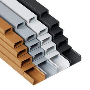 pvc黑色线槽明装塑料墙面走线神器布线明线自粘遮挡条白色压线槽