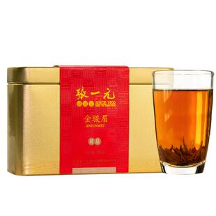 张一元茶叶 武夷山浓香型蜜香特级金骏眉红茶黄芽48g(12包)罐装