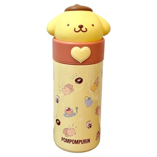 元森商店 可爱布丁狗316不锈钢保温杯女生直饮杯学生便携卡通水杯