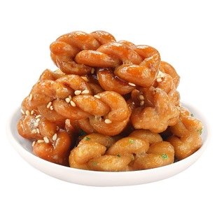 香酥小麻花独立包装整箱椒盐咸味好吃解馋小零食休闲小吃批发年货