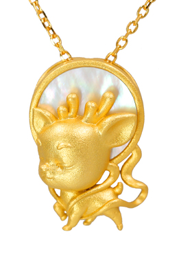 白贝母吊坠项链送礼物