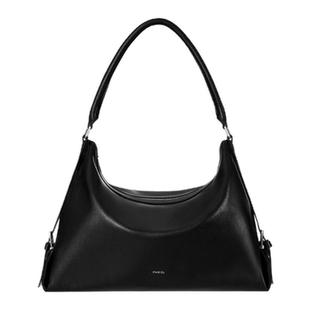 STAND OIL韩国女士25冬季简约流畅弧形手提皮革流浪包MUSINSA