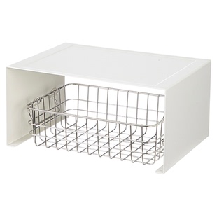 霜山铁艺桌面置物架厨房台面调料置物架碗盘收纳架橱柜U型分隔架