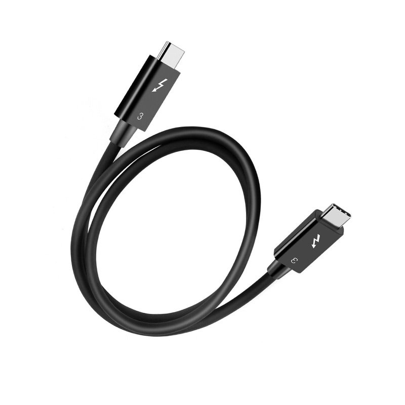 Intel雷电4数据线0.5m软线满速40G 240W扩展坞显卡坞兼容usb4/3.2