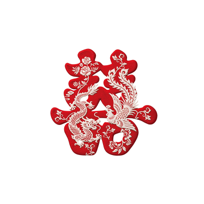 婚房玄关高级感喜字花朵拉花