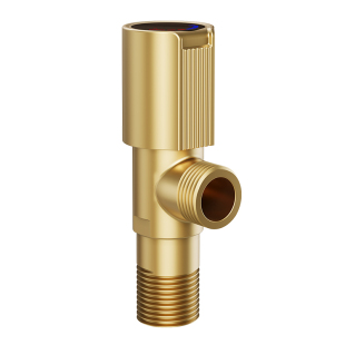 家用三角阀加厚冷热水阀门开关分水阀球全铜加长热水器大流量黄铜