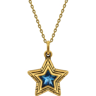 MONOLOGUE独白爱特天使复古黄金许愿星多款配绳吊坠情侣妇女节礼