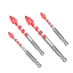 德力西电气四刃锯齿偏心钻头霸王钻瓷砖混凝土瓷砖打孔专用干打