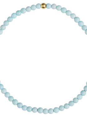 原矿绿松石手链女极细情侣礼物