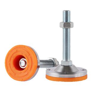 重型碳钢防滑减震橡胶脚垫固定地脚螺丝可调节脚杯支撑脚金属机床