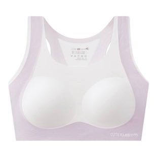 贝迪纯初中生内衣女孩青春发育期高中生少女文胸二阶段运动小背心