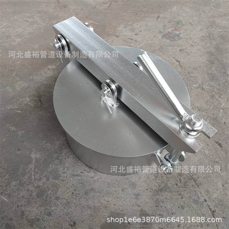 电厂配件回旋盖人孔门碳钢水平垂直吊臂圆形矩形人孔法兰快开人孔