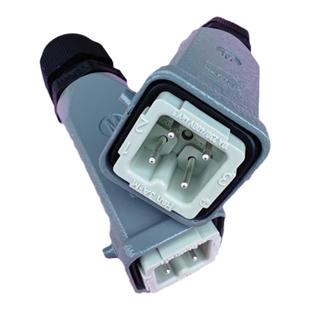 HARTING连接器09200032611公芯HAN-3A-M公芯3+1针浩亭10A四针现货